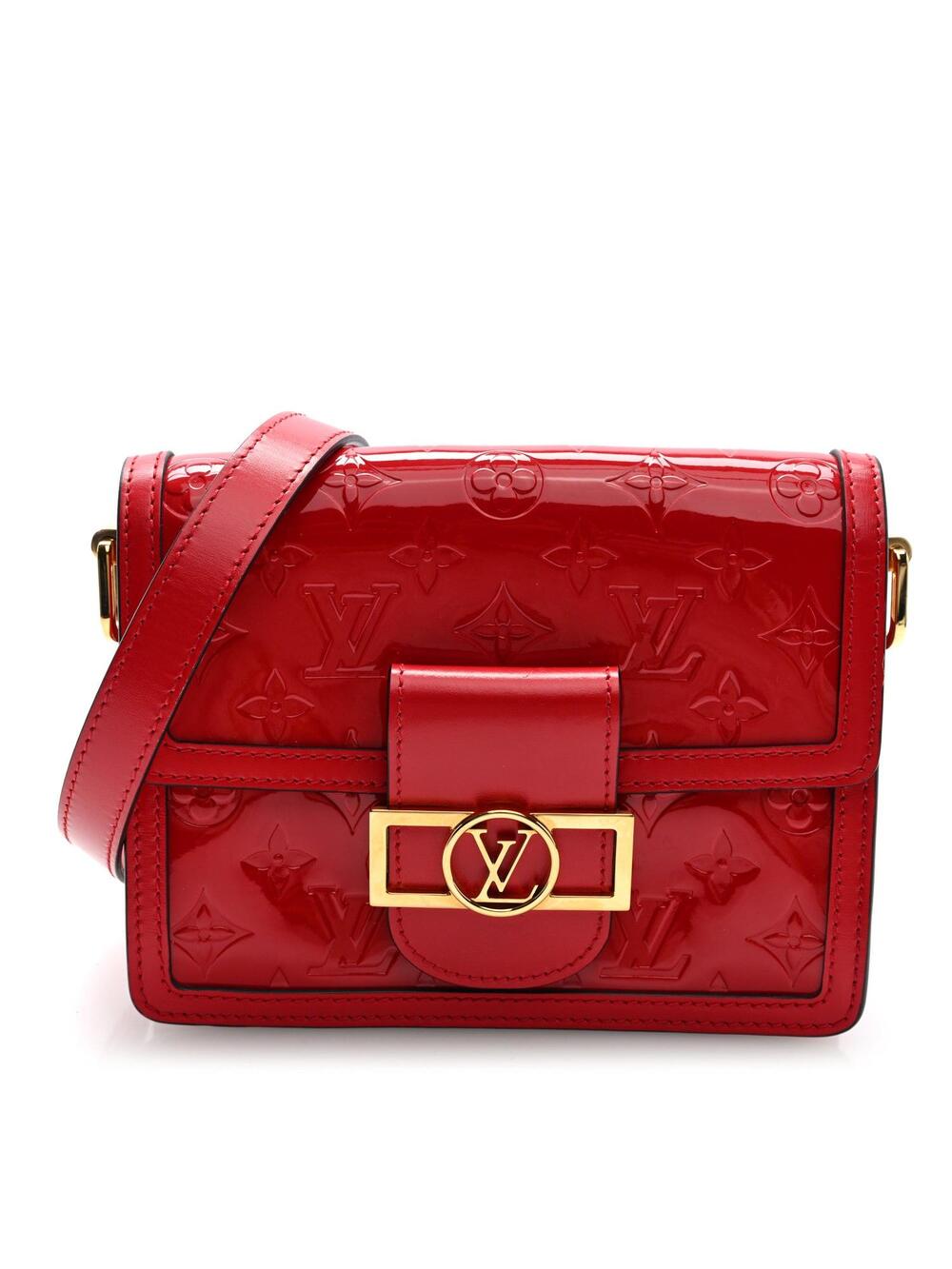 Louis Vuitton Vernis Dauphine Mini Red #284421L16B